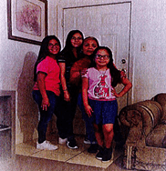 A photo of the Garza Family.